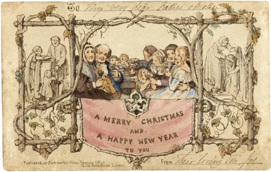 Det første julekort, 1843