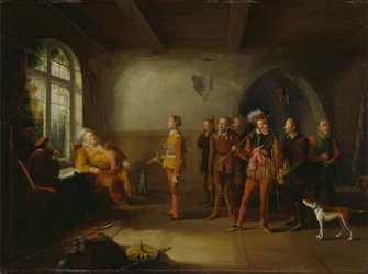 Falstaff og rekrutterne, fra "Henry IV, Part II"
