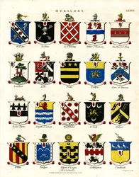 Britiske baroners våbenskjolde;Plade LXXVII
