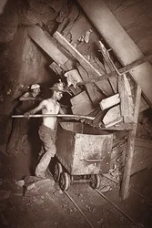 En mølle ved 412, Dolcoath mine, illustration fra 