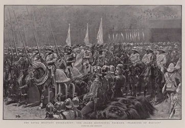 Royal Military Tournament, Grand Historical Pageant, Warriors of Britain