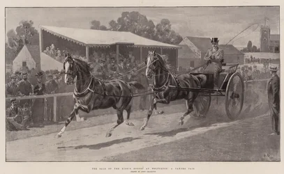 Salget af kongens heste i Wolferton, et tandempar