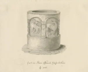 Font in Ham Church, 1826dani