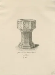 Lichfield - Font i St. Chad