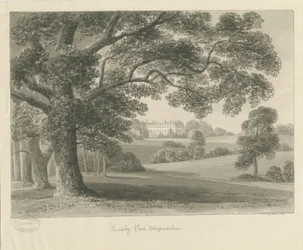 Loxley Park: sepia tegning, 1841