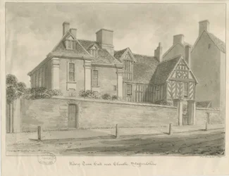 Tean Hall: sepia tegning