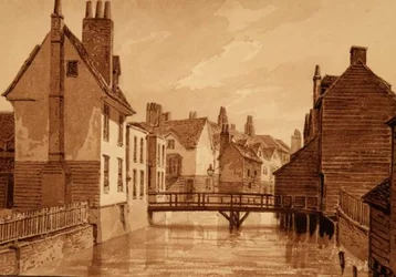 Udsigt over Folly i Parish of Bermondsey, fra 