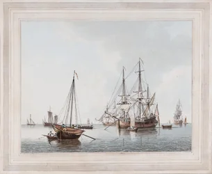 John Cleveley den yngre - Skibsfart i stilhed - 10704
