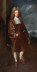 Portræt af Karl 2. af Spanien i jagtdragt, 1699