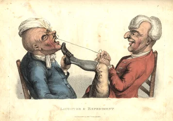 Latter og eksperiment, fra «Lidenskaberne humoristisk skildret», udgivet 1810