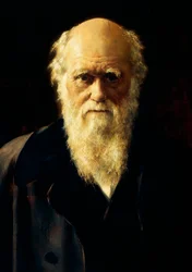 Portræt af Charles Darwin