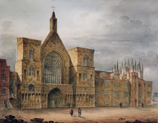 Indgang til Westminster Hall, 1807
