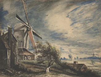 En mølle nær Colchester, 1833.