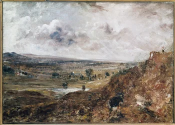 Branch Hill Pond, Hampstead (olie på lærred