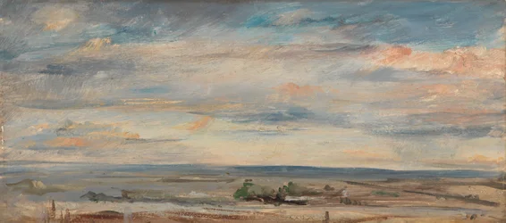 Skystudie, tidlig morgen, kigger østpå fra Hampstead
