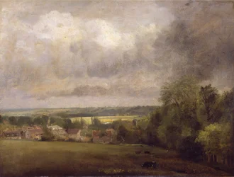Landsby ved floden Stour