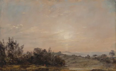 Hampstead Heath ser mod Harrow, 1821 til 1822.