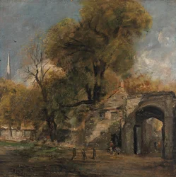 Harnham Gate, Salisbury, mellem 1820 og 1821.