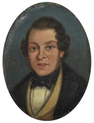 Miniature: Portræt af Abram Constable, bror til kunstneren
