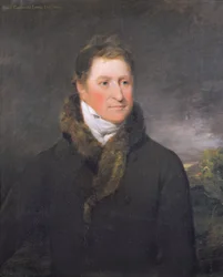 Portræt af Greswold Lewis (d.1819) fra Malvern Hall, Warwickshire