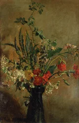 Studie af blomster i et hyacintglas, 1814