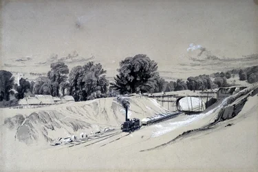 Berkhamsted, Hertfordshire, 5. juni 1837 (pen & blæk og vask på papir)