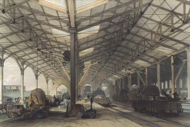 Godsskur, Bristol, Great Western Railway, 1846