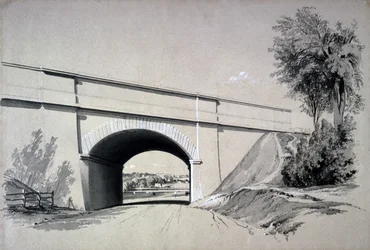 Skrå bro, Boxmoor, Hertfordshire, 12. juni 1837