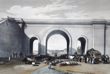 Jernbanebroen ved Chippenham, Wiltshire, 1846
