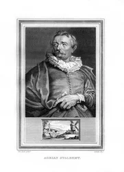 Adriaen van Stalbemt, flamsk maler, 1825.