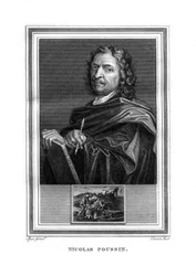 Nicolas Poussin, fransk maler, 1825.