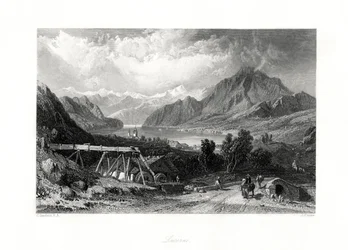 Luzern, Centralschweiz, 1800-tallet