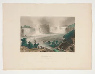 Niagara Falls (fra nær Clifton House), illustration til Nathaniel Parker Willis
