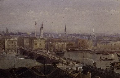 London Bridge, der viser monumentet