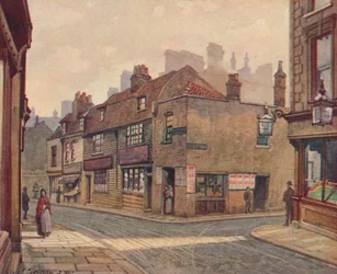 Gamle huse i Snowfields, Bermondsey, 1887 1926