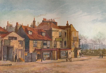 Udsigt over Lawrence Street, Chelsea, London, 1882