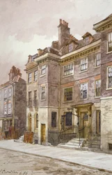 Udsigt over Mansell Street, London, 1886