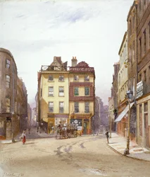 Wych Street og Holywell Street, Westminster, London, 1881