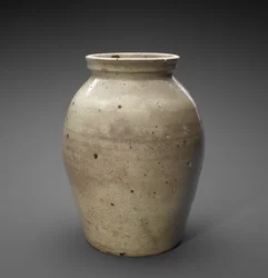 Krukke, c. 1850-1883 (alkalisk glaseret keramik)
