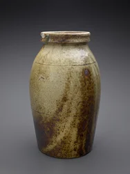 Krukke, c. 1850-1883 (alkalisk glaseret keramik)