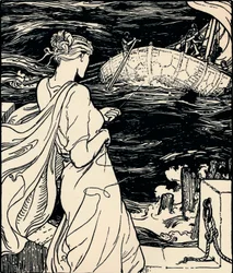 The Queen of the Magic Cew, c1900
