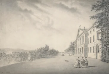 East View af West Wycombe House, Buckinghamshire