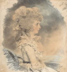 Fru Palmer, 1785.