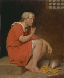 Robert, hertug af Normandiet, i fængsel