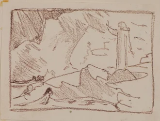 Columba velsigner havfruer (blyant)
