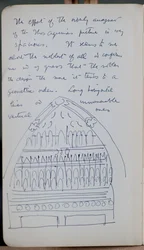 Skitsebog indeholdende 60 skitser og illustrationer, skrifter om temperamaling og kunstnere inklusive Botticelli