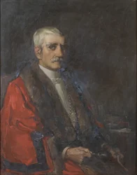 Portræt af rådmand George Harkus J.P.