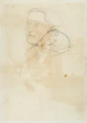 Accepteret, 1853 (pen og brunt blæk på vævet papir)
