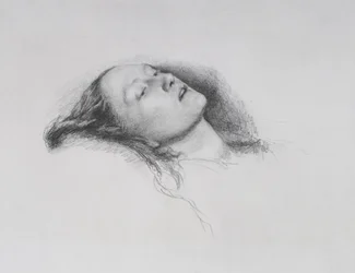 Elizabeth Siddal: Studie for "Ophelia", 1852