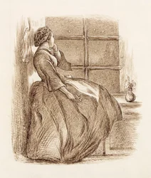 Lost Love, ca. 1859 (pen og blæk)